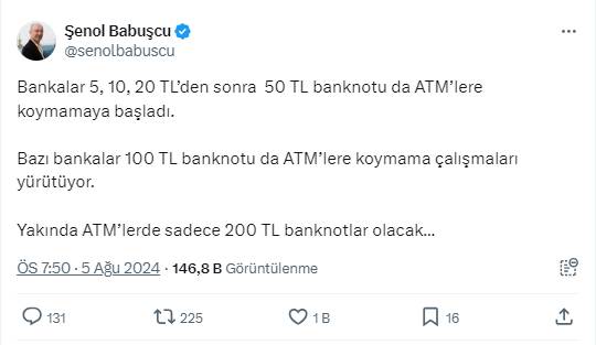 ATM'ler artık bu paraları vermeyecek. Giden eli boş dönecek 10